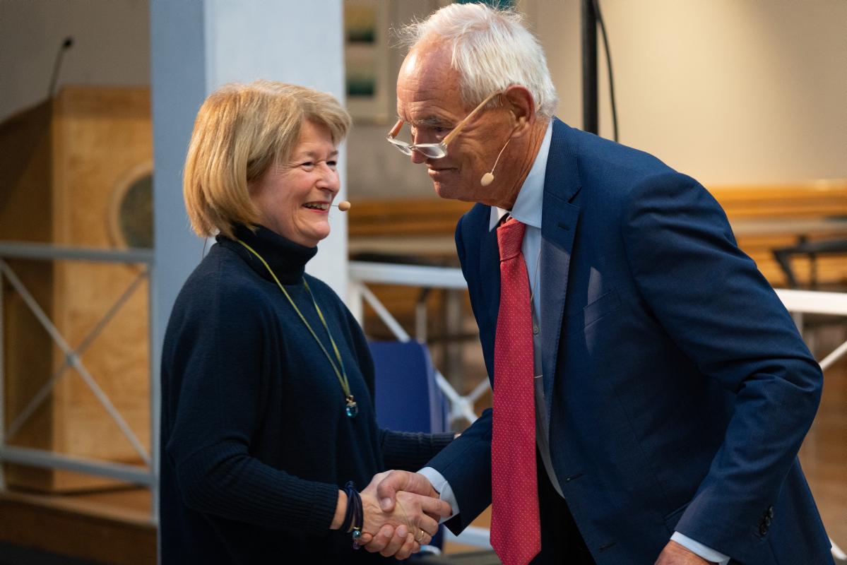 Anne Husebekk og Trond Mohn